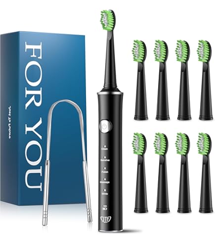 電動歯ブラシ 音波歯ブラシ 歯ブラシ ソニック 5つのモード 替えブラシ5本 電動歯ブラシ 音波歯ブラシ 歯ブラシ ソニック 5つのモード 替えブラシ5本